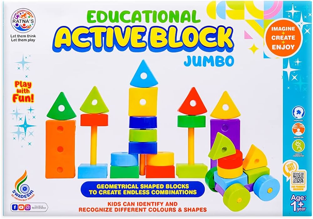 Ratna's Plastic Shape House Toy