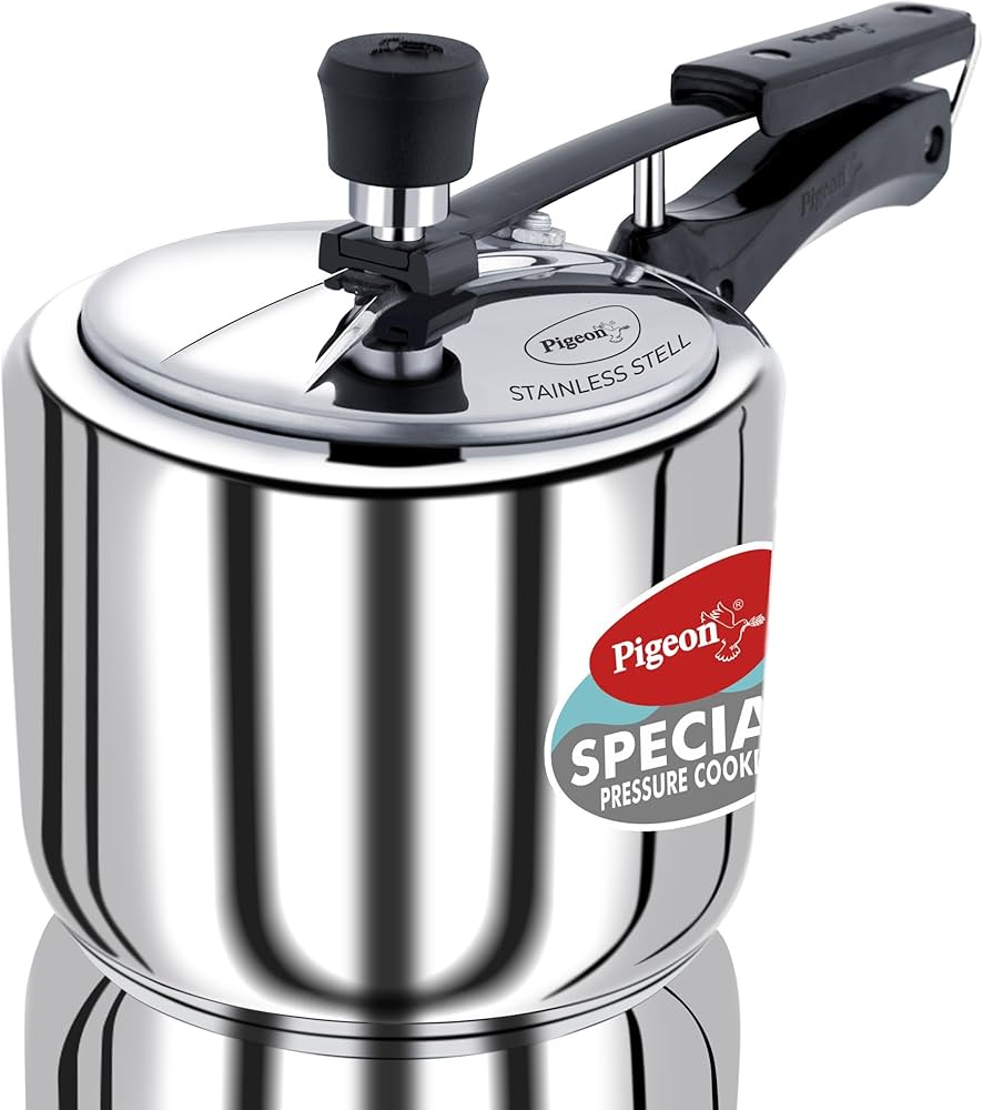 Pigeon Stainless Steel Pressure Cooker 3 Litre (Outer Lid)