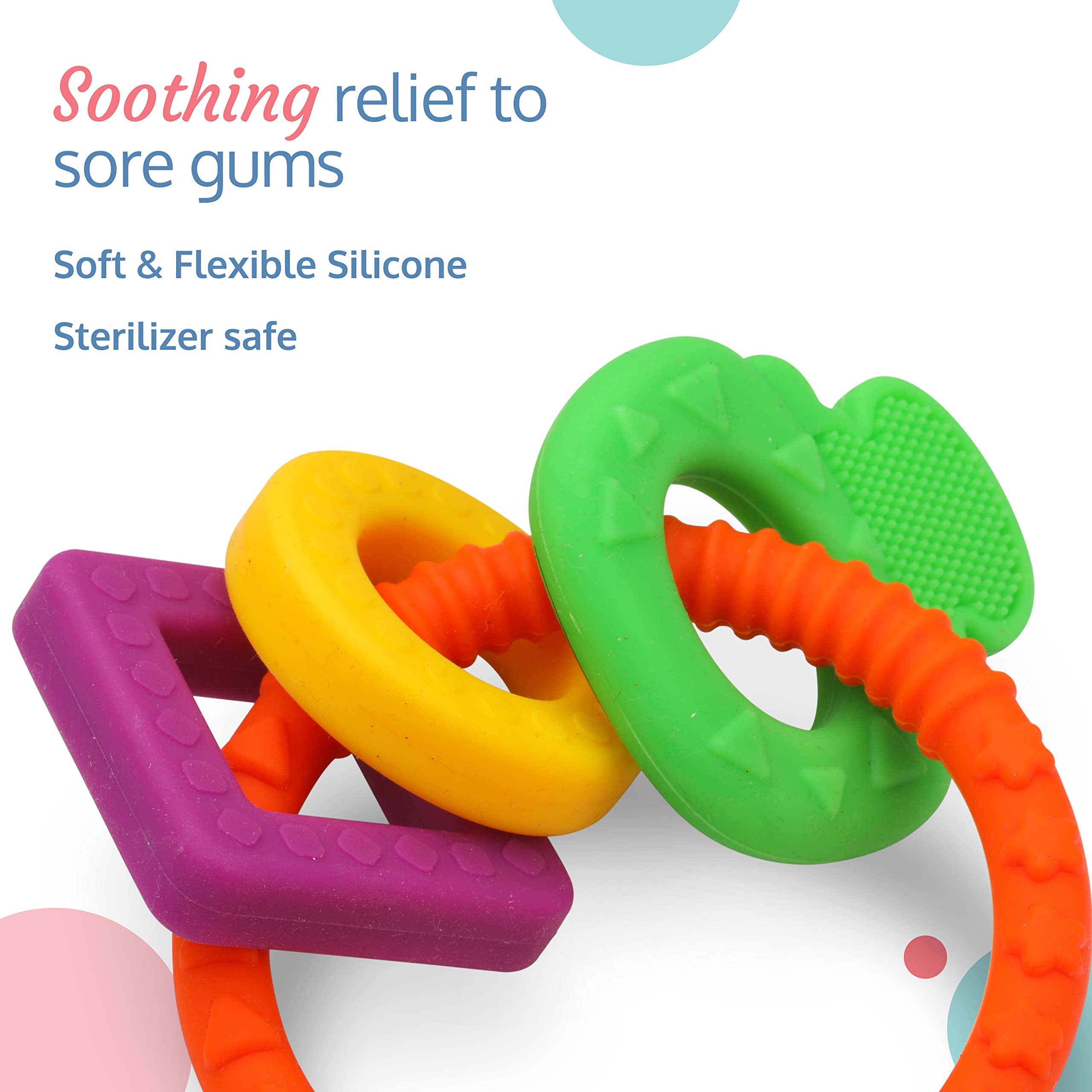 LuvLap Textured Silicone Rings