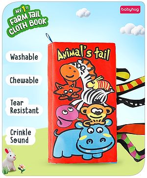 Babyhug Crinkle Cloth Book
