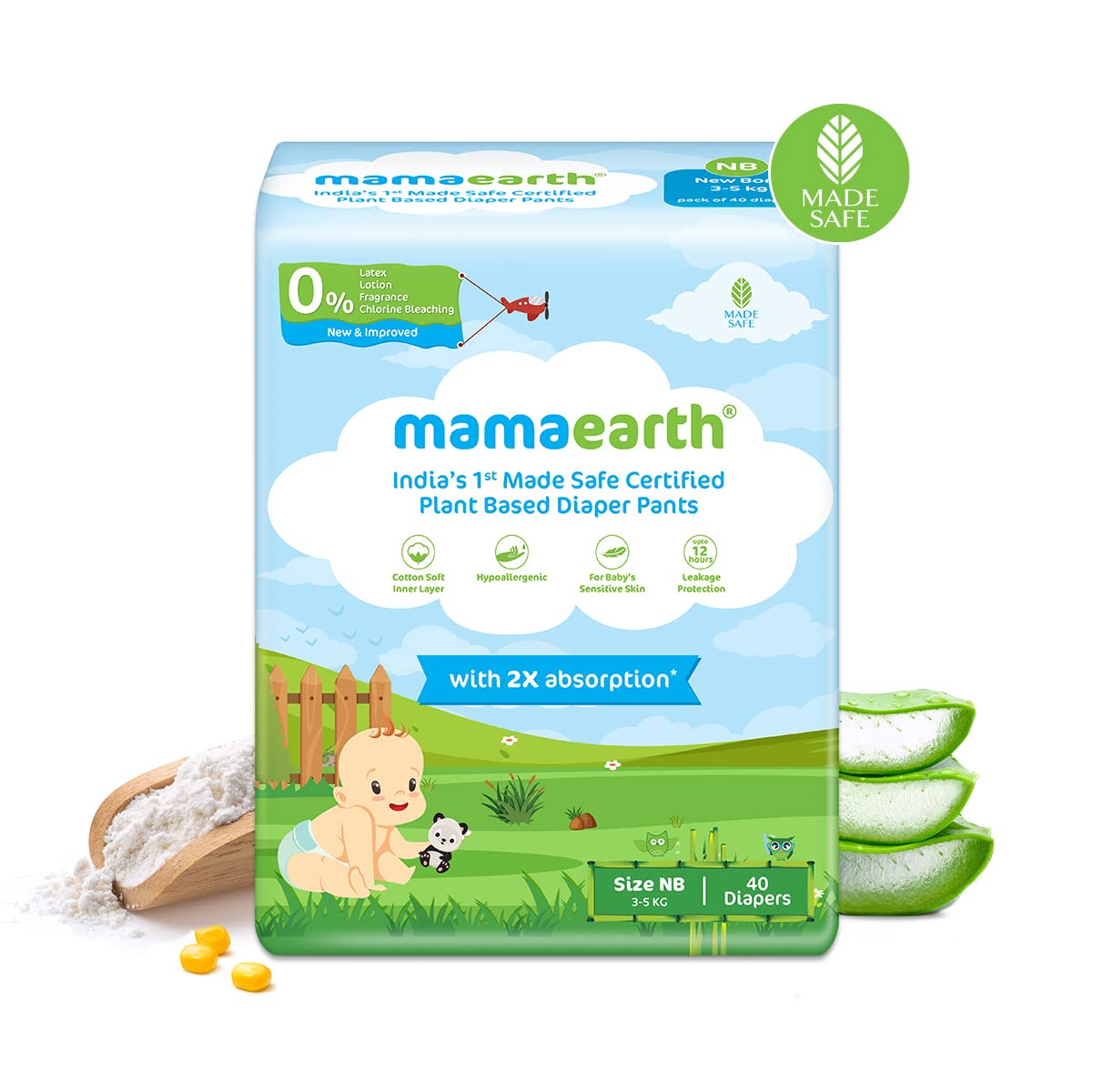 Mama Earth Baby Booster Pads Pack of 12