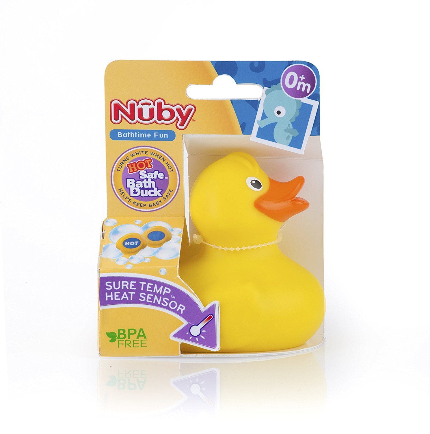 Nuby Sealed Rubber Duck Set (4-pack) Waterproof Bath Toys