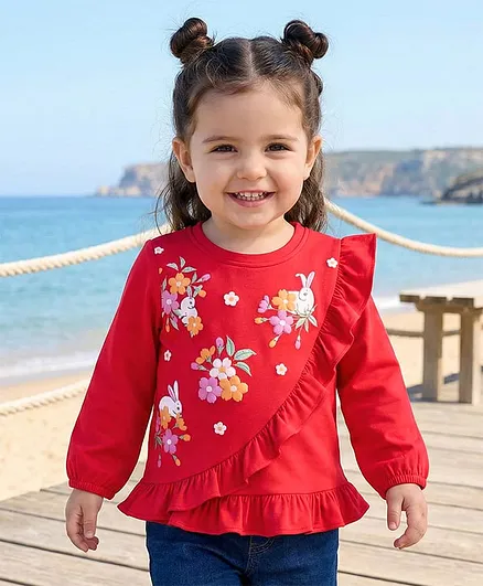 FirstCry Essentials Cotton Voile Tops (Pack of 3)