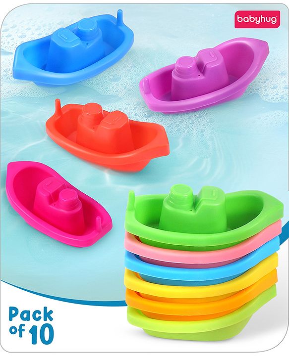 Babyhug Floating Boat Bath Toy (Hole-Free Hull) Waterproof