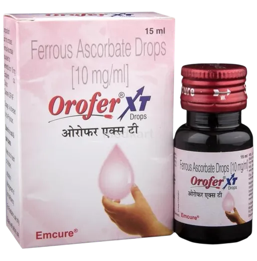 Orofer Liquid Iron Supplement Drops (50mg elemental iron per mL)