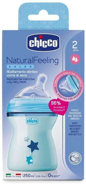 Chicco NaturalFit Feeding Bottle 250ml (Pack of 2)