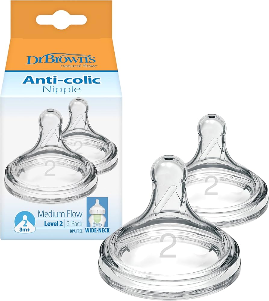 Dr Brown's Options+ Wide-Neck Feeding Bottle 240ml (Pack of 2)