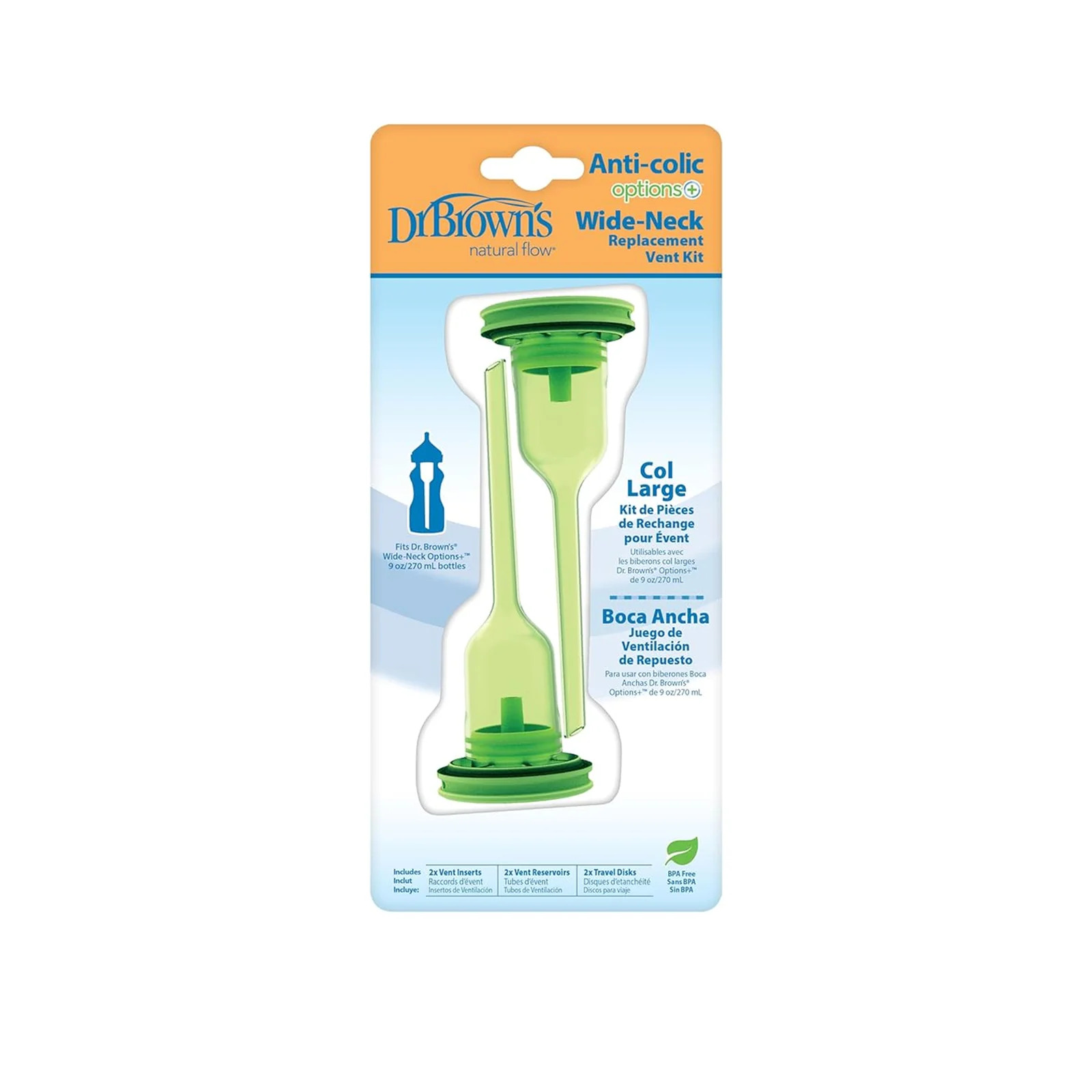 Dr Brown's Options+ Replacement Vent System & Valve