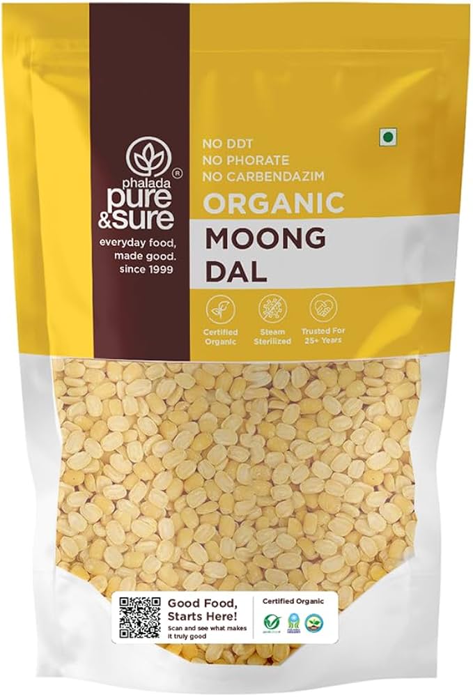 Organic Moong Dal (1kg) - Local Brand