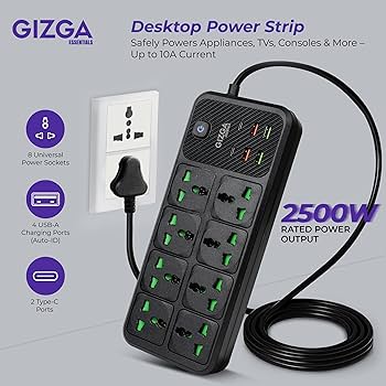 Gizga Weatherproof Electrical Socket Covers (Pack of 4)
