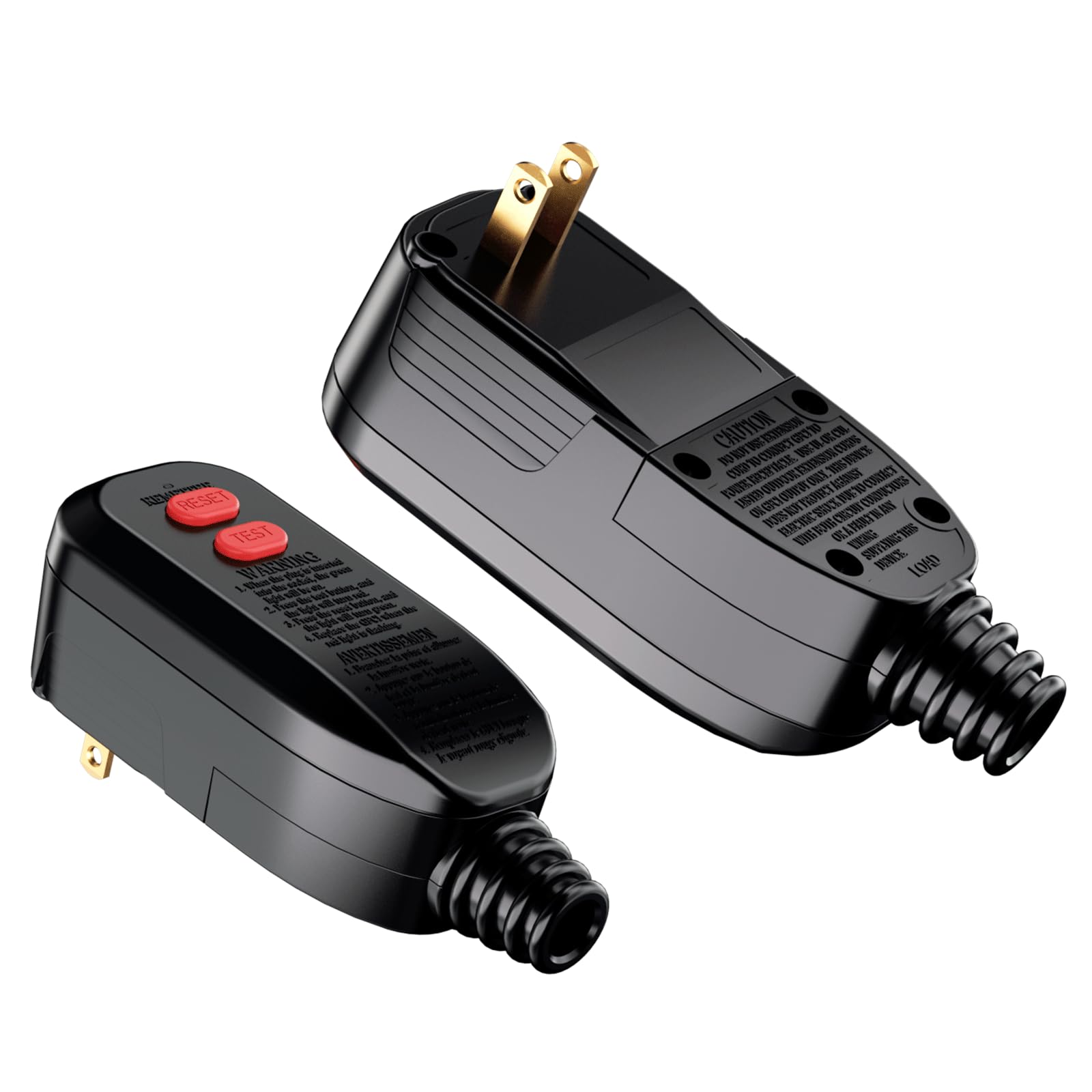 GFCI Ground Fault Circuit Interrupter Adapter Plug