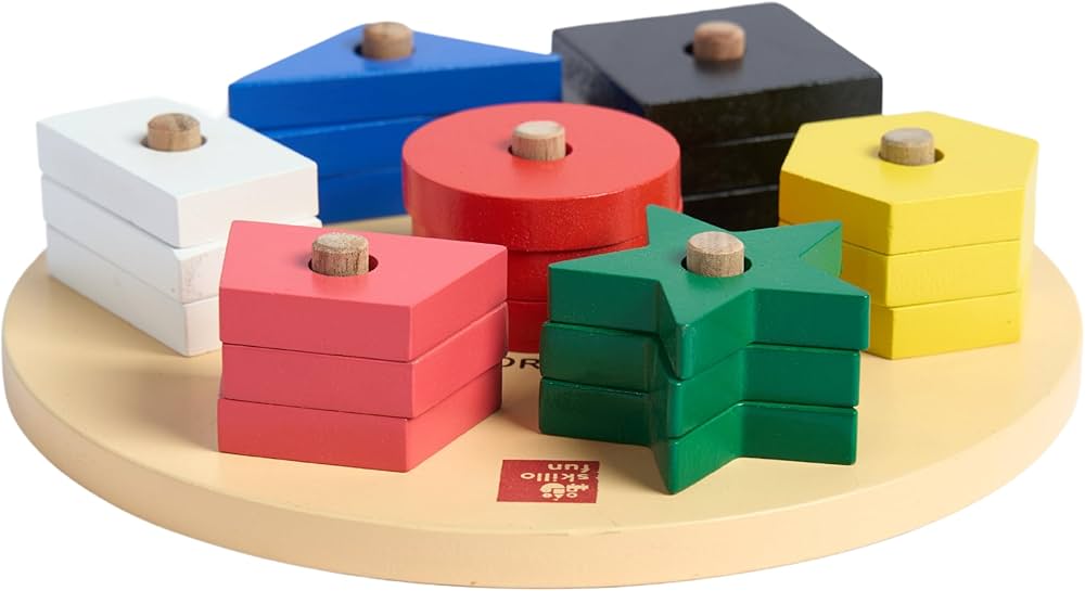 Skillofun Wooden Shape Sorter Puzzle