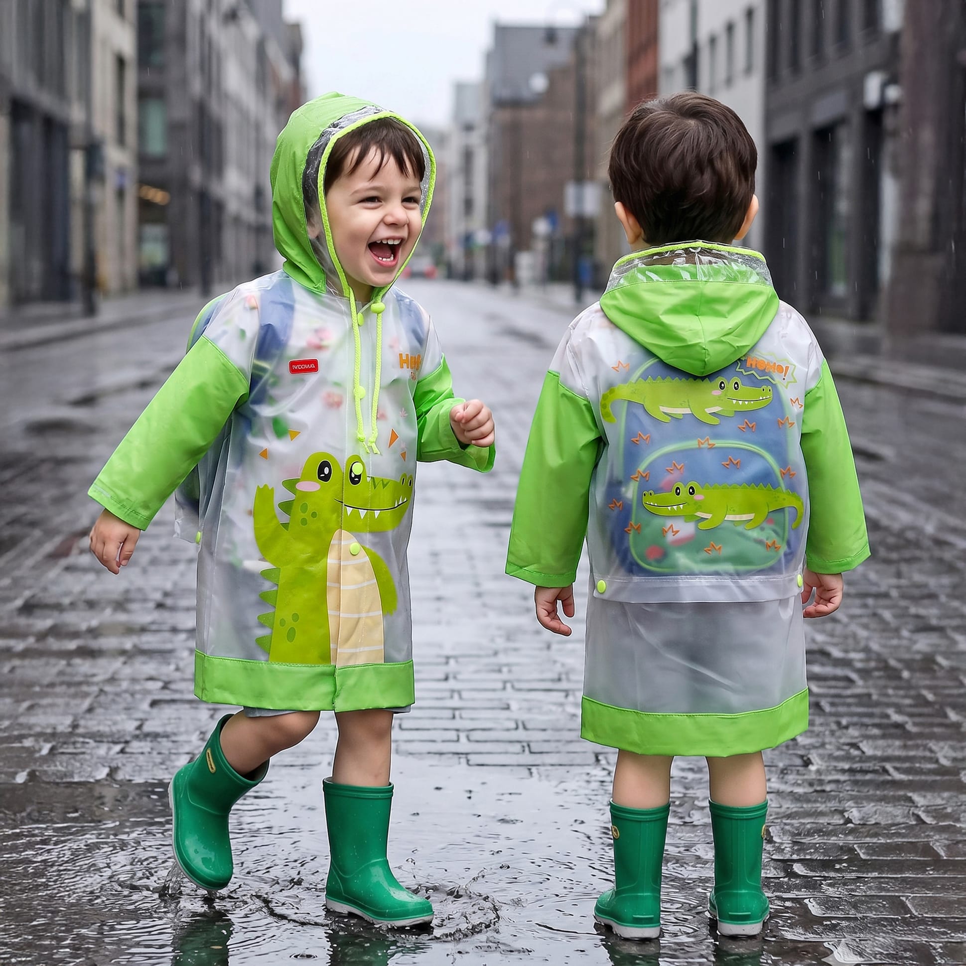Babyhug Full Sleeves Baby Raincoat