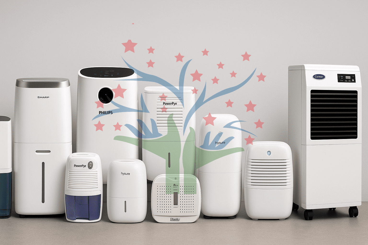 Passive Silica-Based Room Dehumidifier (800g capacity)