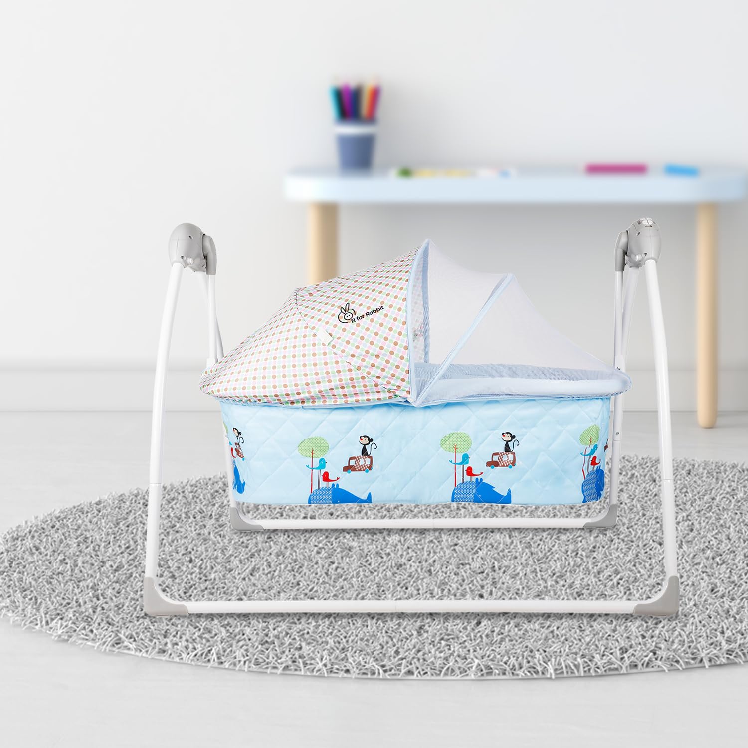 R for Rabbit Automatic Baby Safety Gate with Dual Installation
