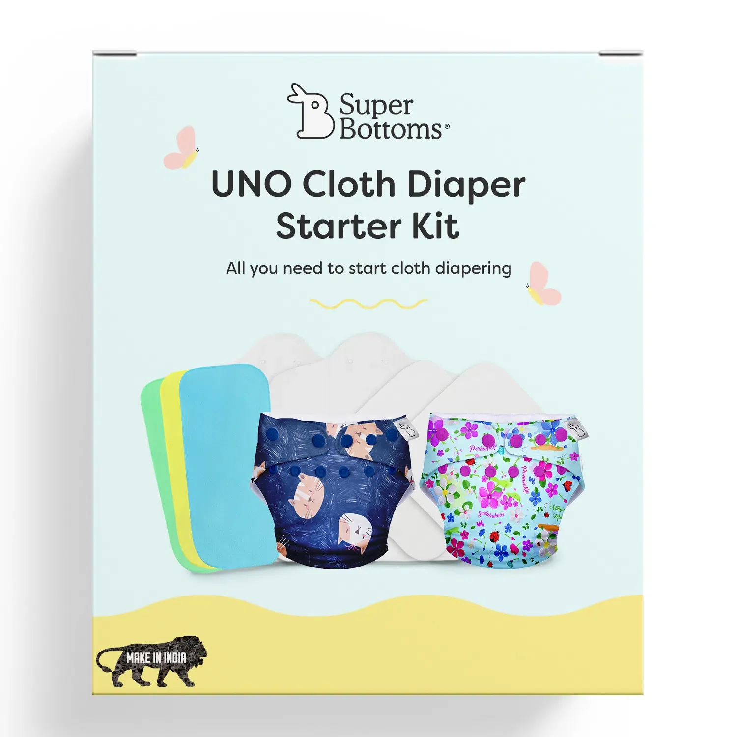 SuperBottoms UNO Cloth Diapers (6-Pack Reusable)