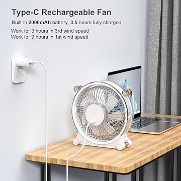 Philips Rechargeable Fan 12-Inch USB Charging