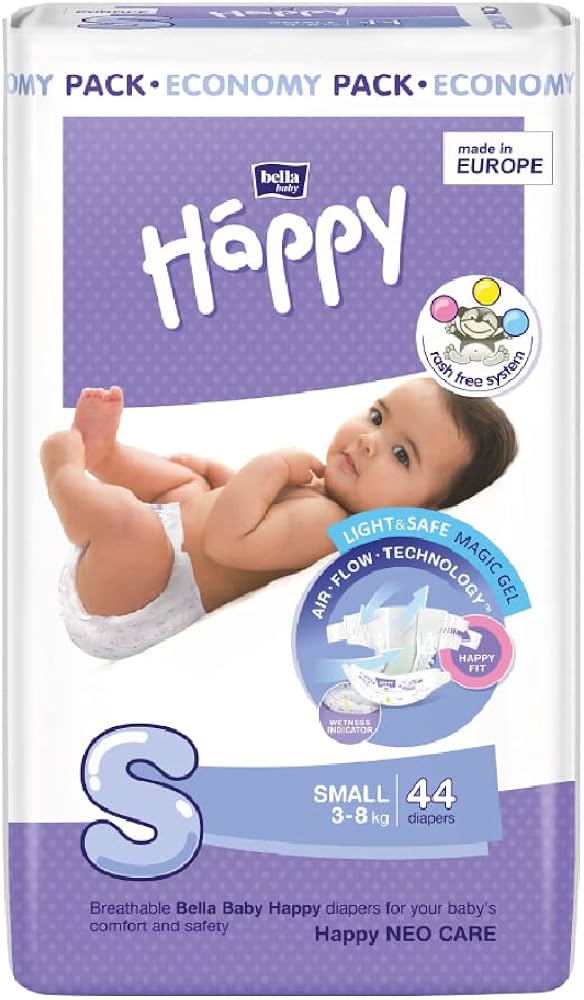 Bella Baby Happy Diaper Pants Small (44 Pieces)