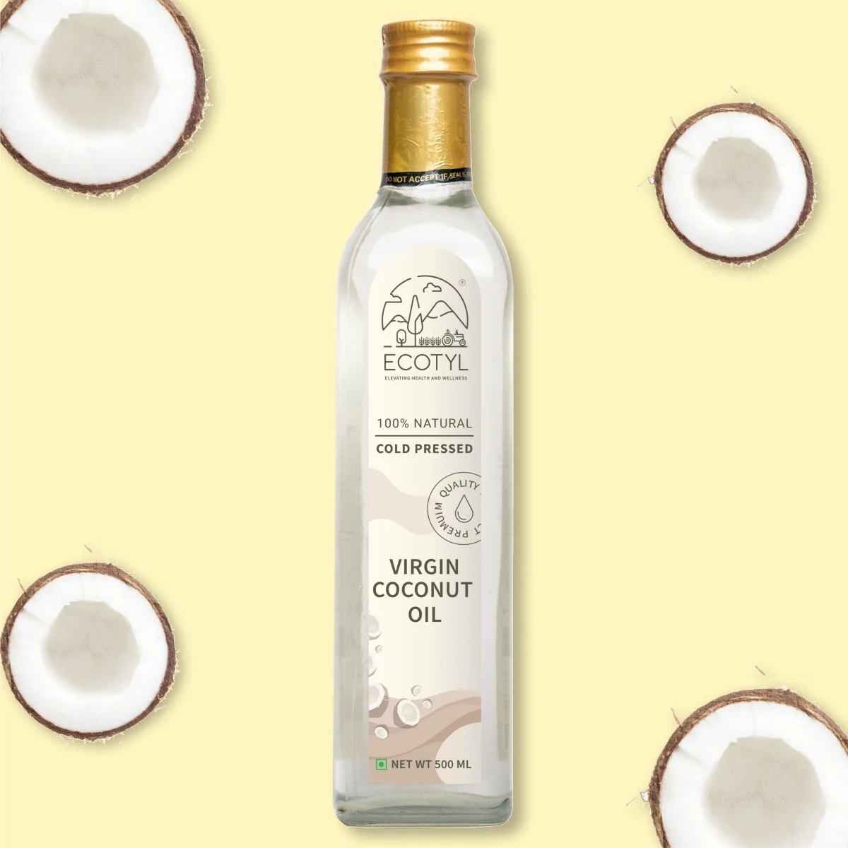 Coconut Oil Virgin Cold-Pressed (Amazon Brand)