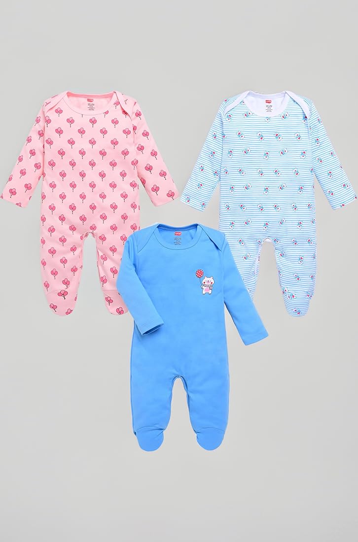 LuvLap Premium Cotton Baby Onesie 0-3 Months