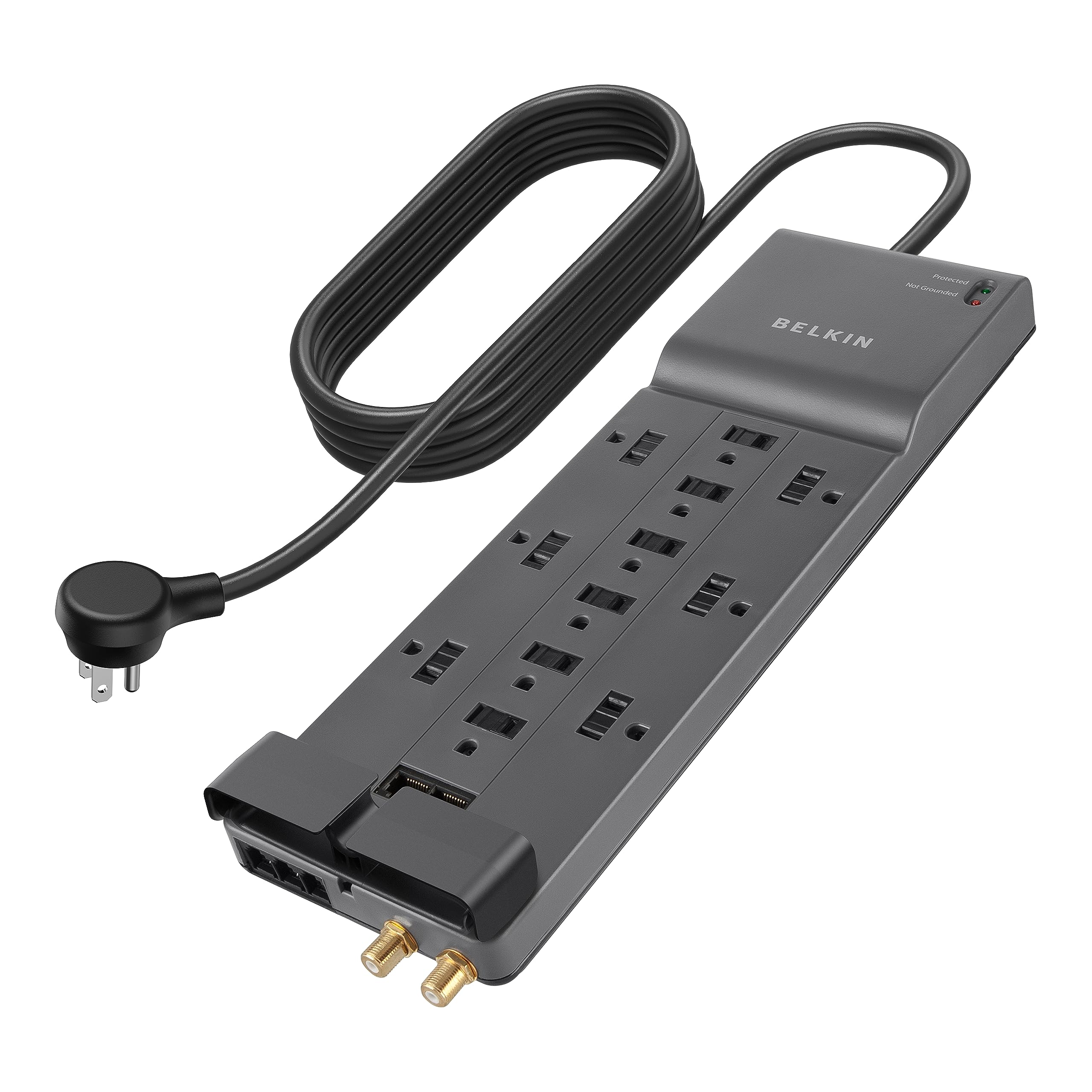 Belkin Surge Protector Power Strip (4 Outlets, 2-meter Cord)