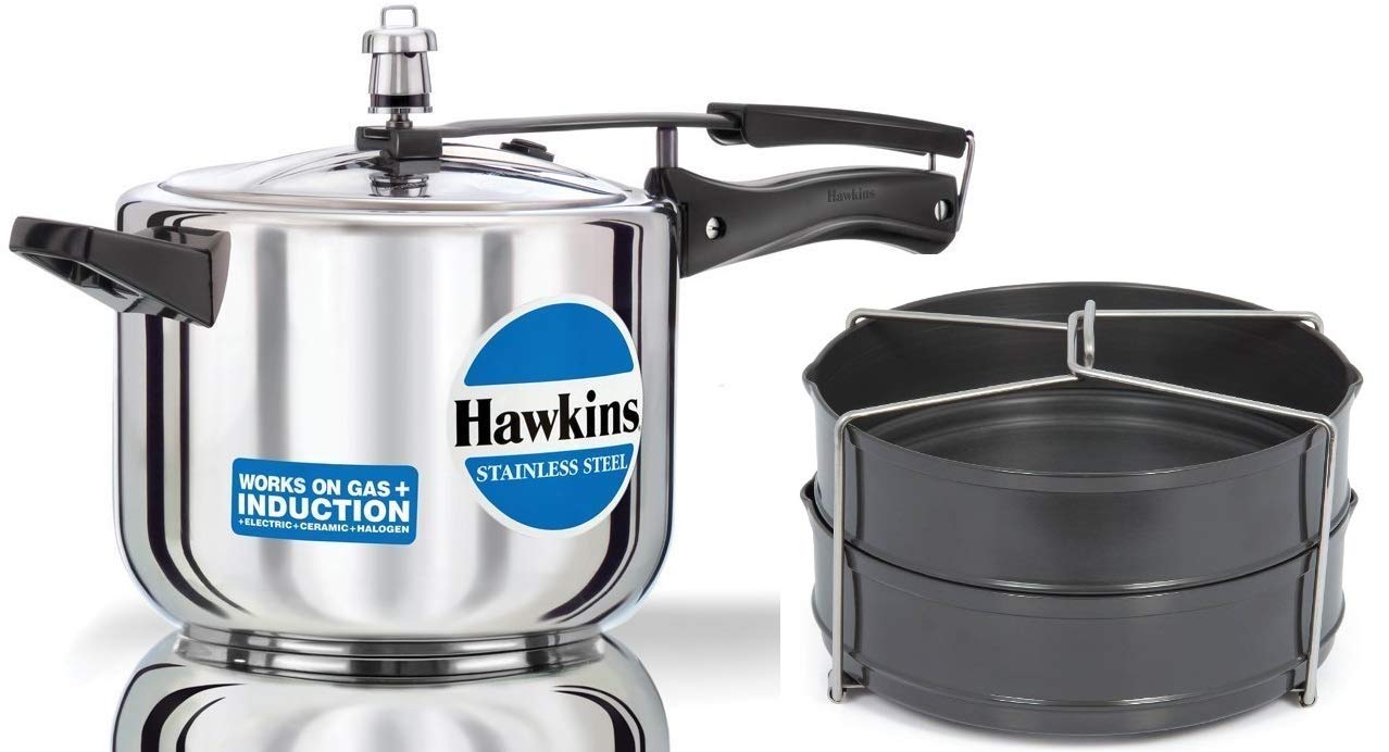 Hawkins Stainless Steel Pressure Cooker 5L