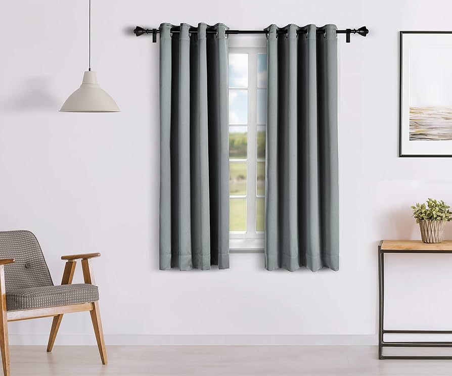 Solimo Blackout Curtains (100x213 cm, Pack of 2)