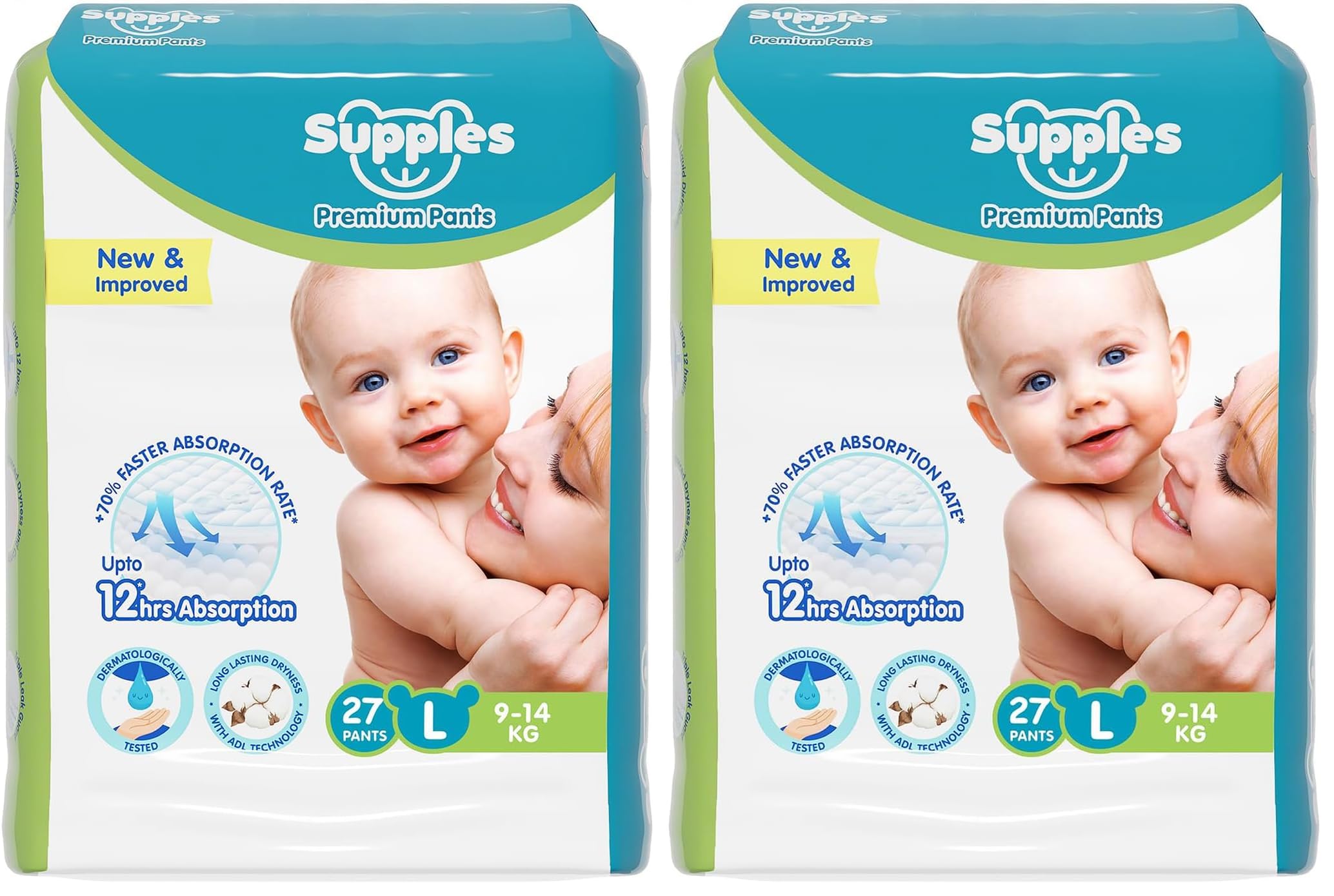 Supples Bamboo Diaper Pants Large Size