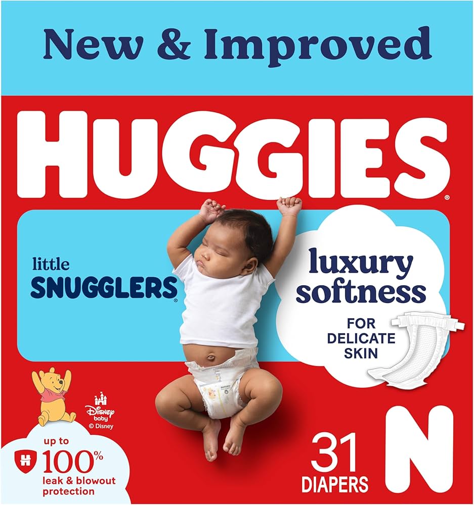 Huggies Little Snugglers Diapers - Size Large (9-14 kg), Pack of 20