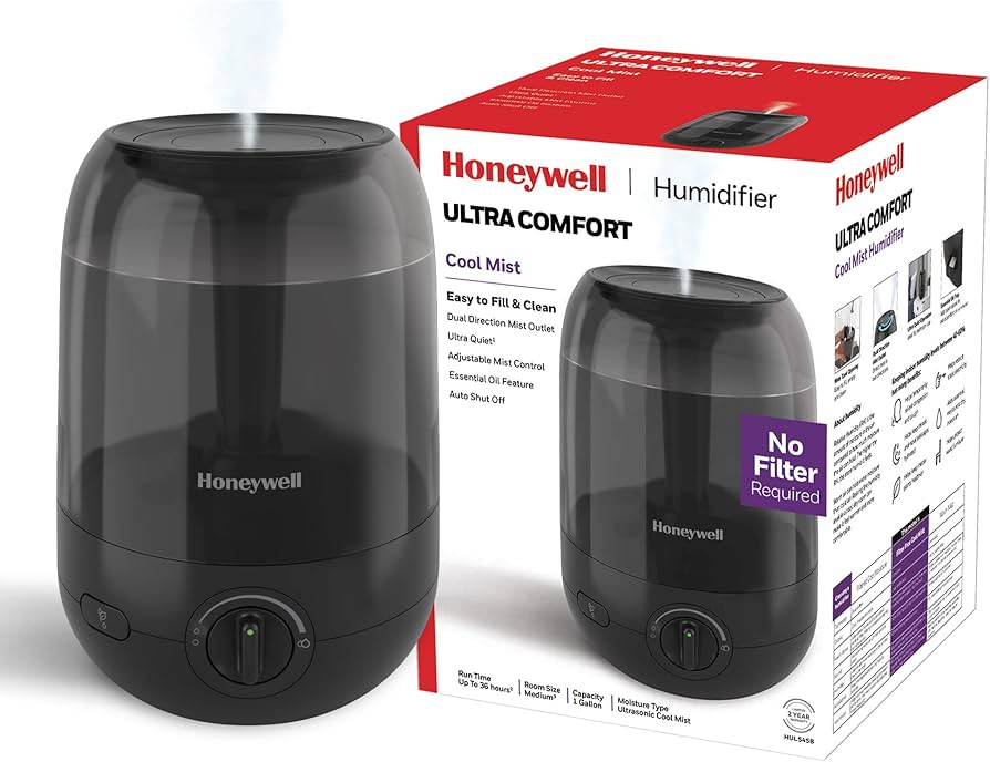 Honeywell Cool Mist Humidifier with Night Mode