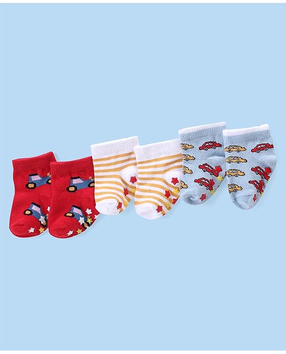 Babyhug Regular Cotton Baby Socks Pack of 5