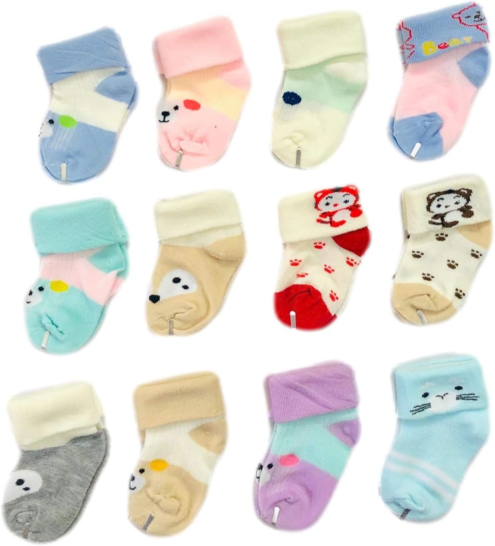 Love Baby Organic Socks for Infants Pack of 6