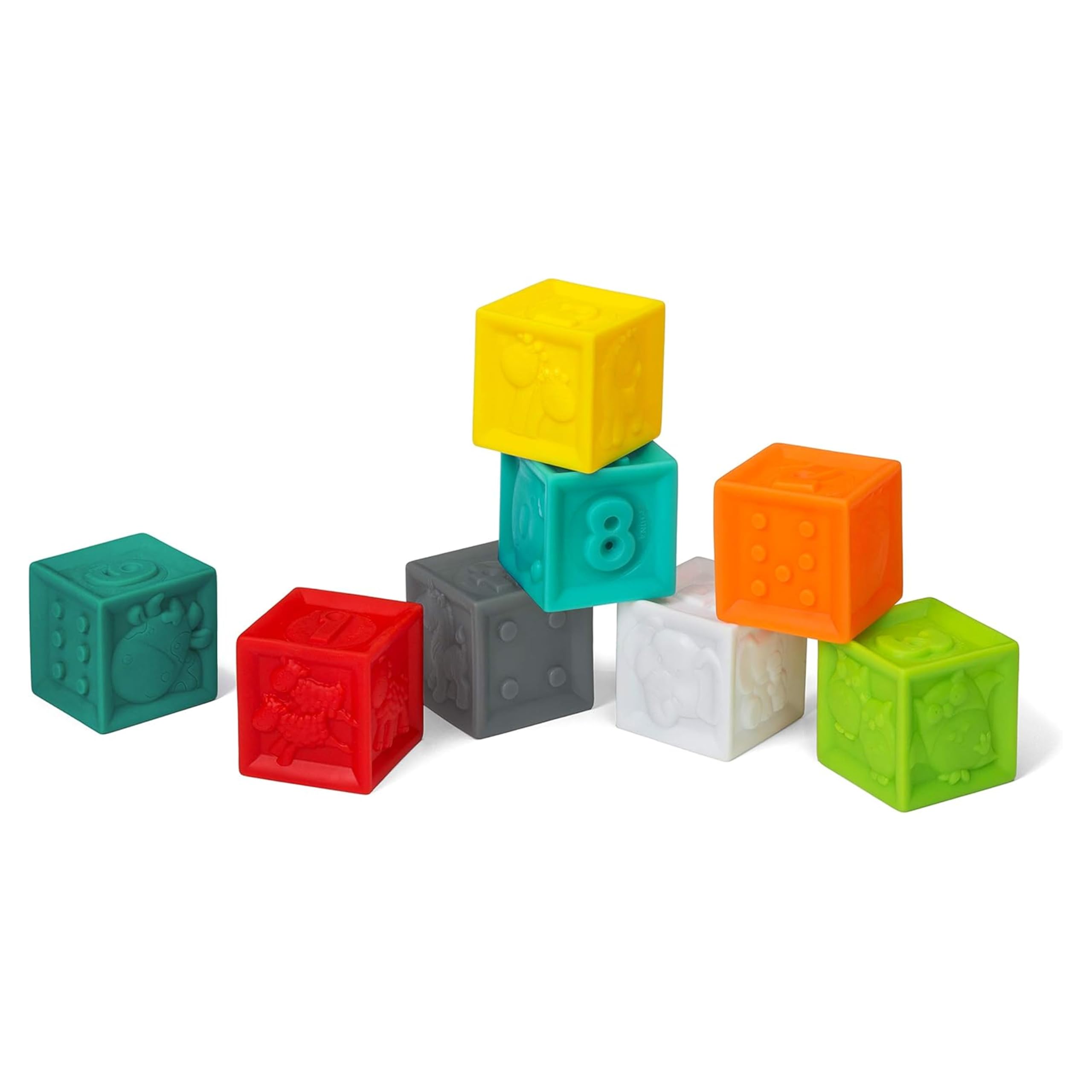 Infantino Soft Stacking Blocks Set (6-Pack)