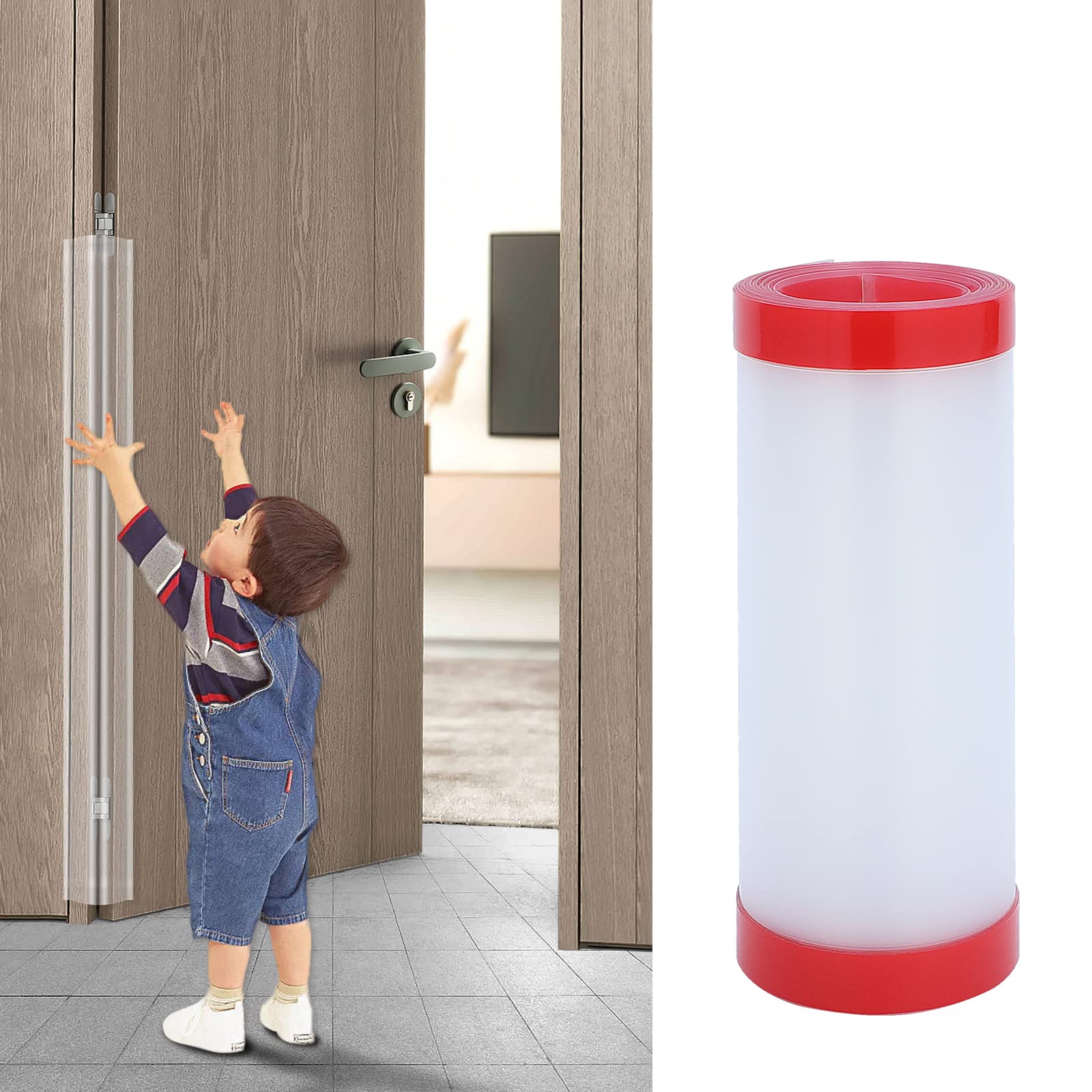 Baby Safety Plus Premium Hinge Cover Guard Set (Hard Plastic, Set of 4)