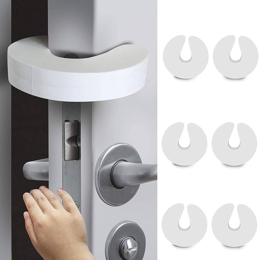 Babysafe Door Pinch Guard Foam Wrap (Pack of 8 U-Guards)