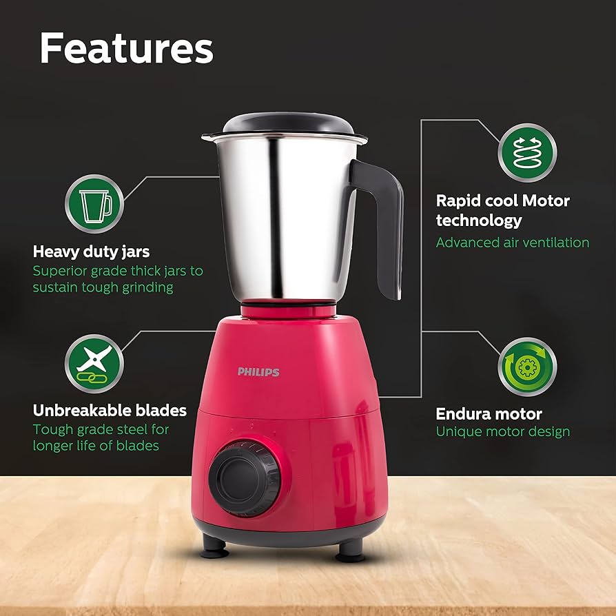 Philips HL7505 Hand Blender with Chopper Attachment