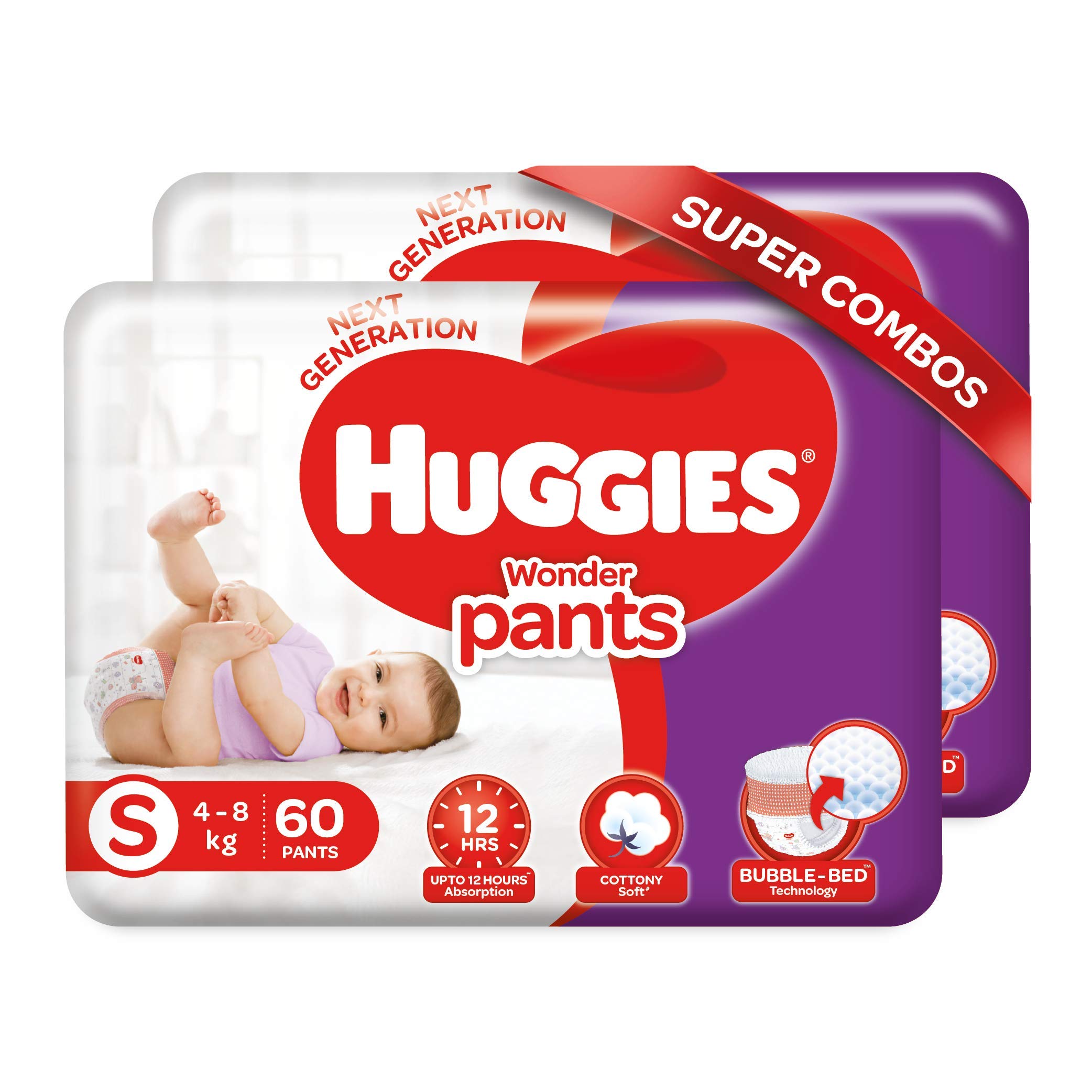 Huggies Wonder Pants, Small (S) Size Diaper Pants