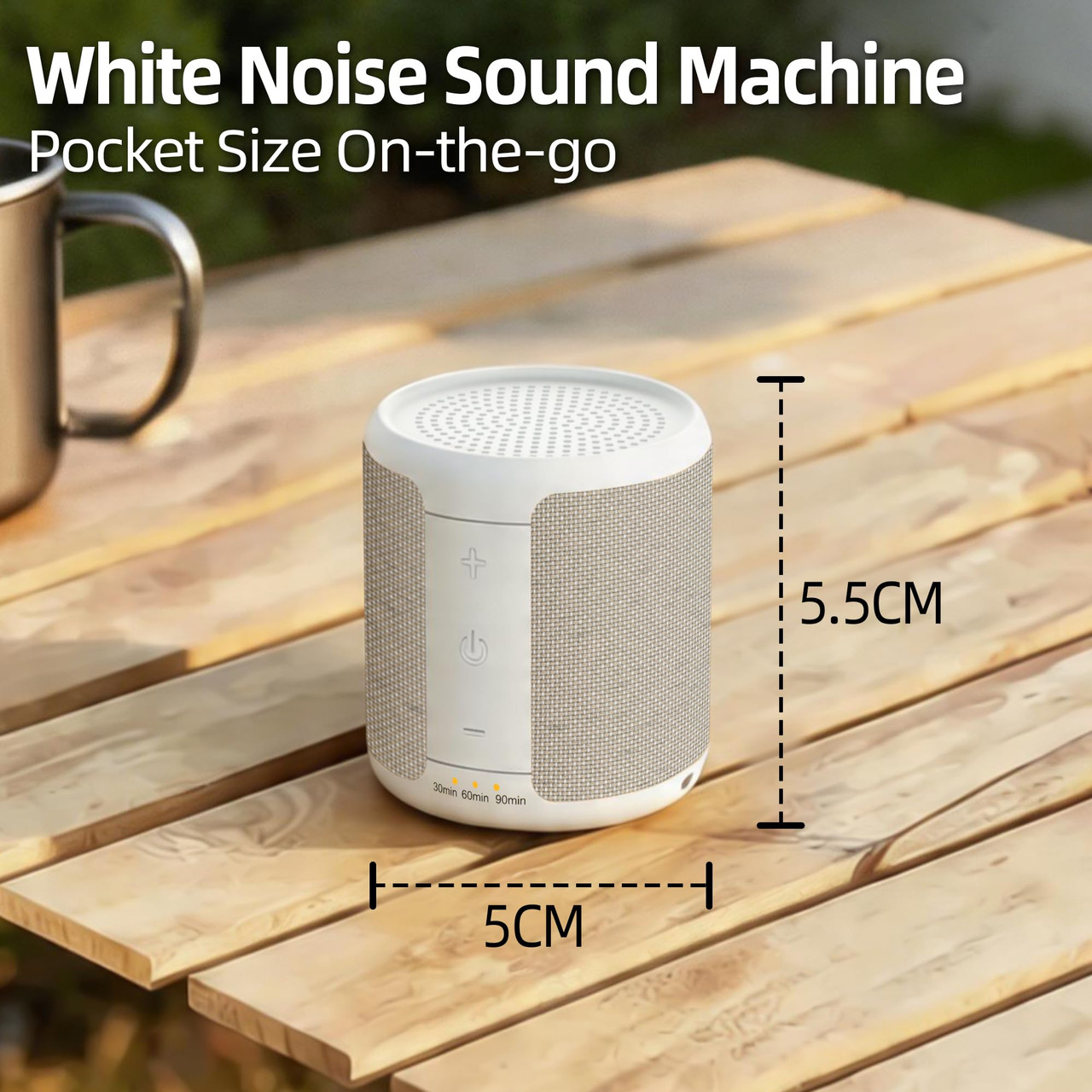 Mee Mee White Noise Machine with 6 Sounds