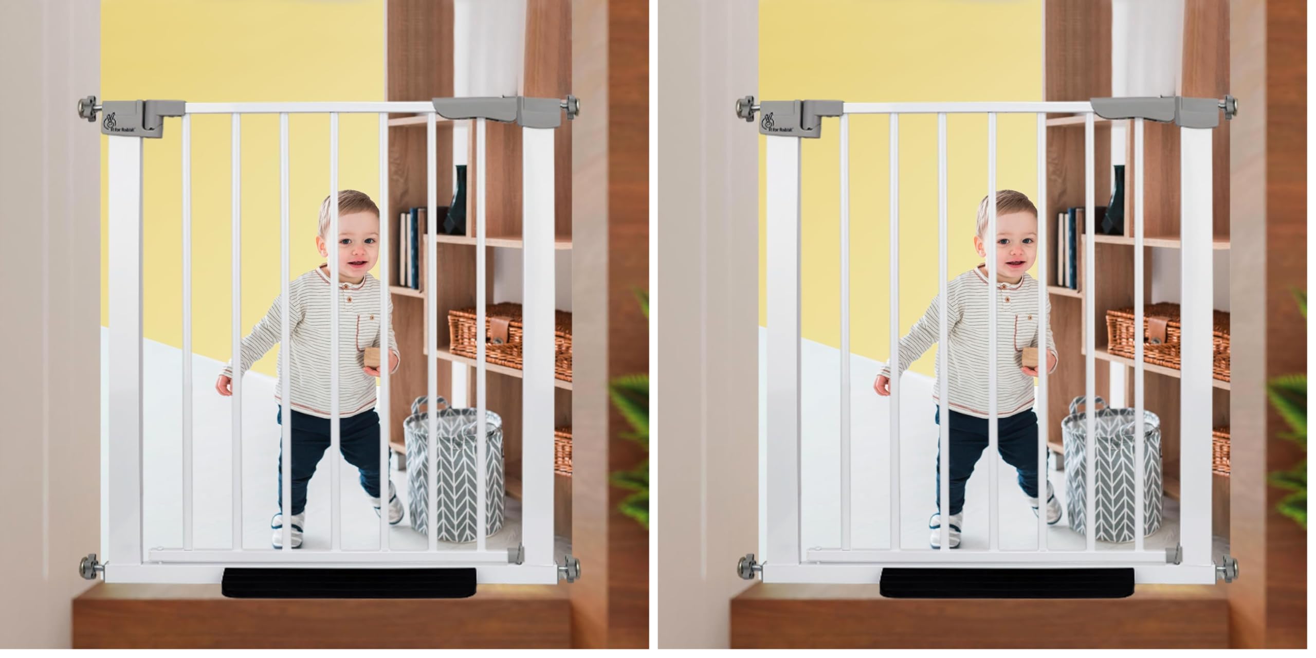 R for Rabbit Safety Gate (Stainless-Steel)