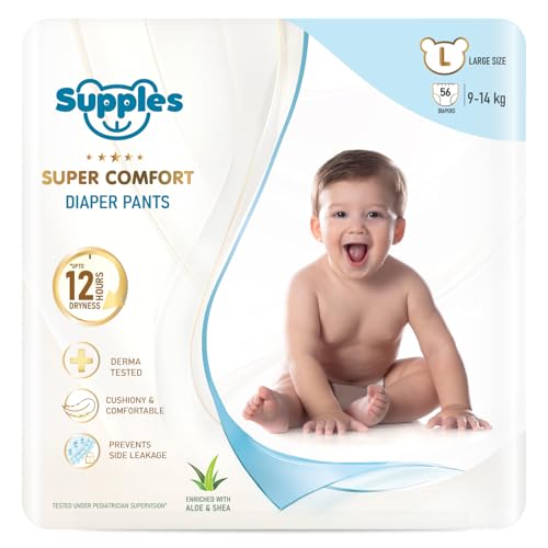 Supples Baby Diaper Pants Large (L) Size - 10 Count