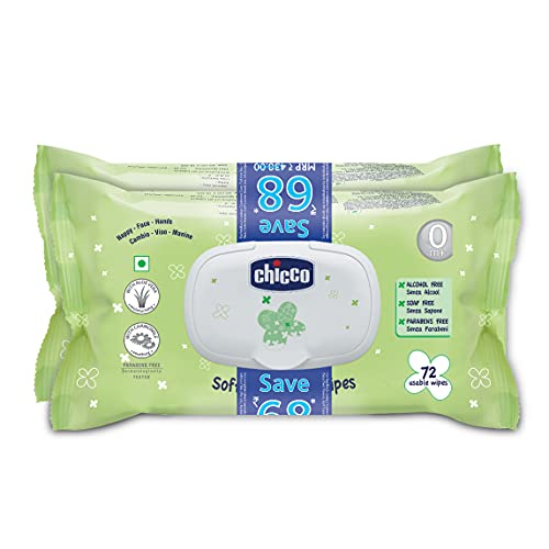 Chicco Baby Moments Wipes Pack of 72