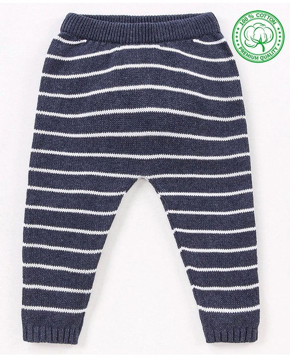 Babyhug Organic Cotton Pants with Elasticated Waist