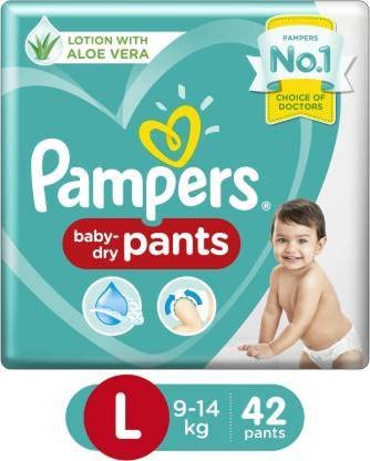 Pampers Swaddlers Large (L) - Pack of 42