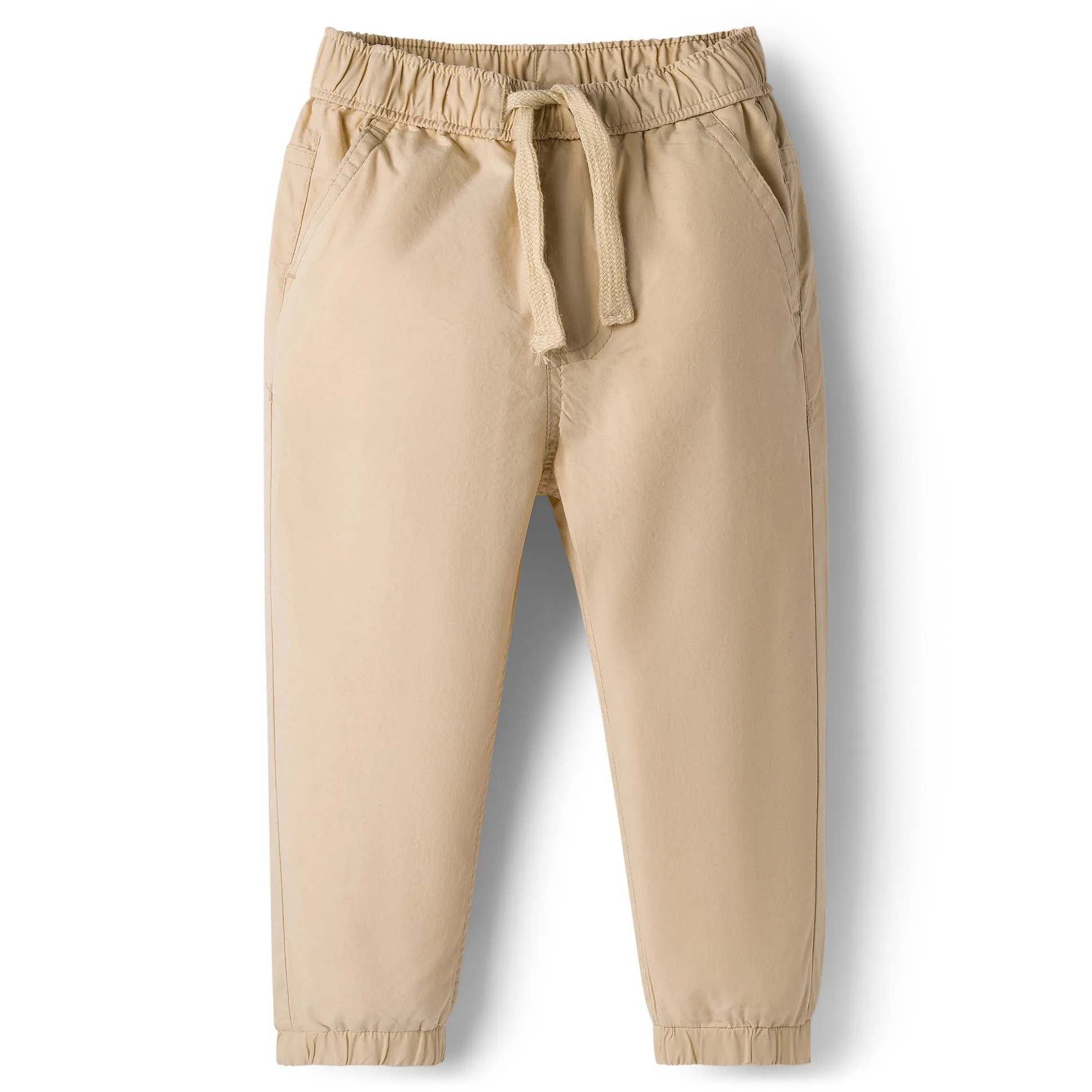 Babyhug Cotton Pants with Elasticated Waist