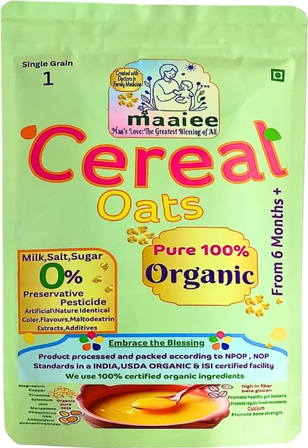 Himalaya Organic Oats Baby Cereal - 200g
