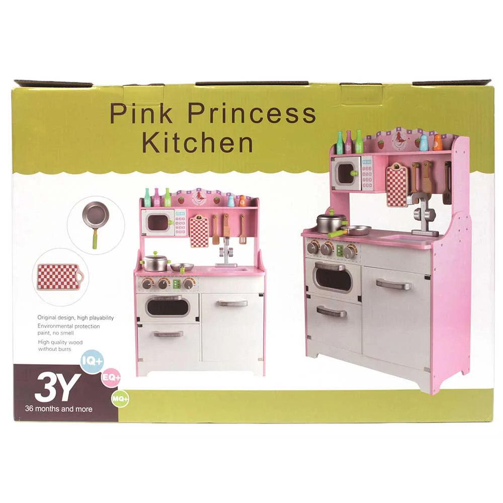 Toycra Wooden Play Kitchen Set with Accessories