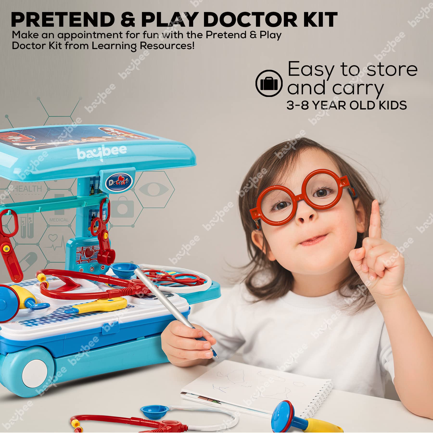 Babytinydeal Pretend Play Doctor Set (Medical Kit)