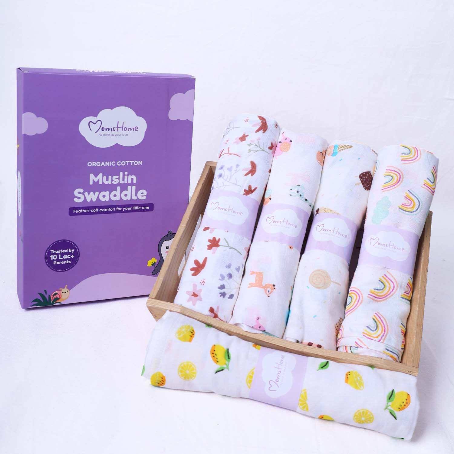 Moms Home Organic Cotton Muslin Sleep Sack