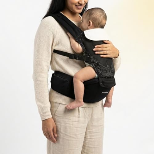 Babyhug 6-in-1 Baby Carrier with Dedicated Hip-Seat