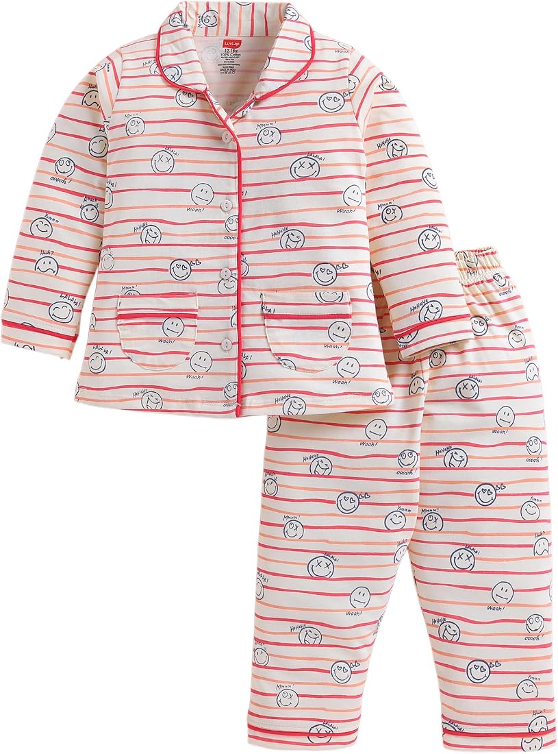 LuvLap 100% Microfibre Polyester Sleep Suit